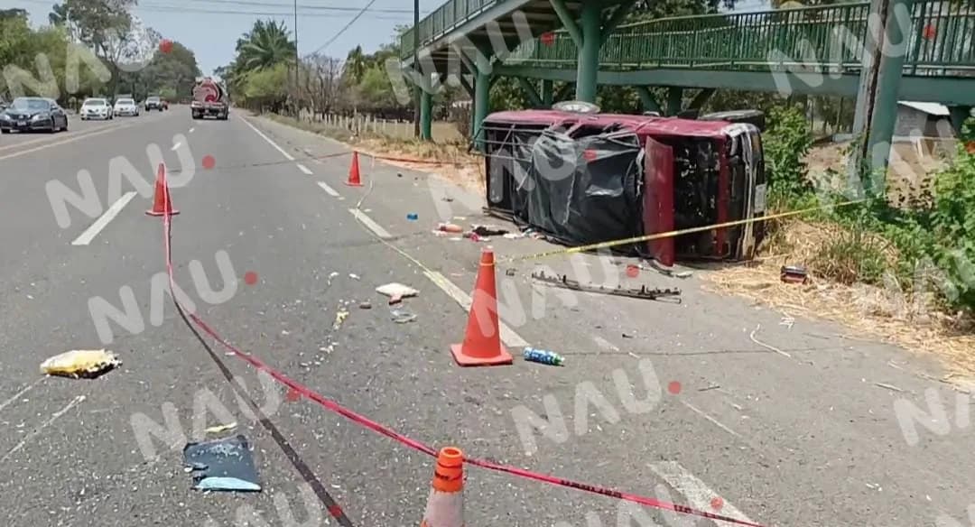 ¡ADVERTENCIA! “Vídeo fuerte” Una unidad de la Guardia nacional chocó contra un vehículo particular y dejó una menor fallecida