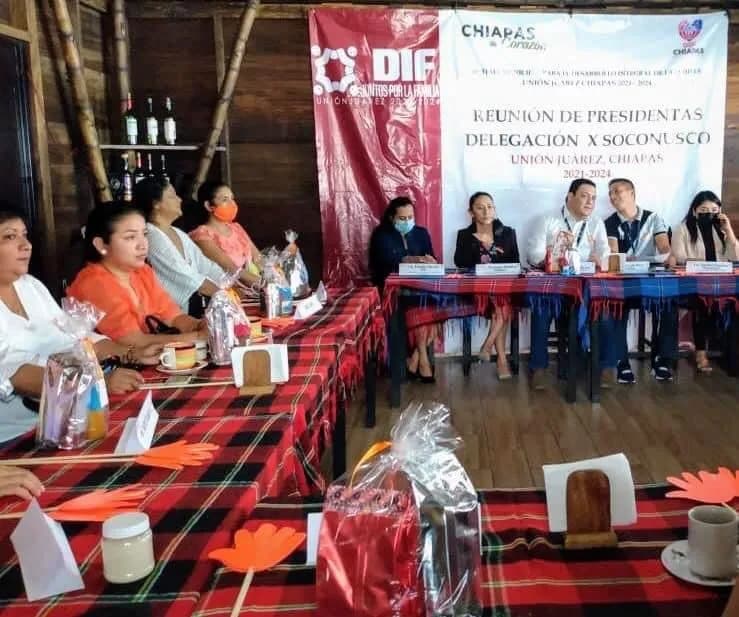 Unión Juárez, sede de la 2da. Reunión de presidentas, presidentes, directoras y directores de los Sistemas DIF Municipales de la Región X Soconusco.