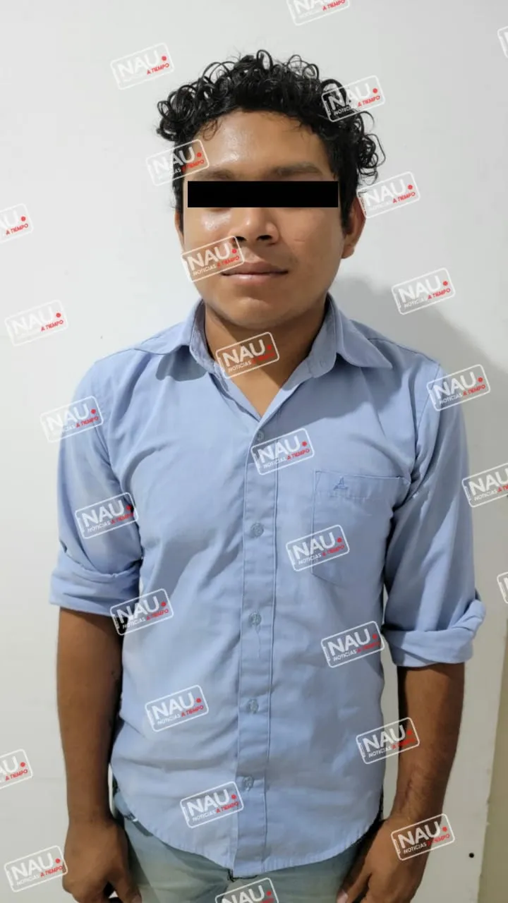 Detienen a sujeto con crack en Tuxtla Chico.