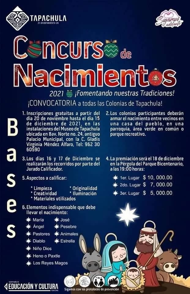 SE AMPLÍA INSCRIPCIÓN PARA CONCURSO DE NACIMIENTOS Y LA RAMA