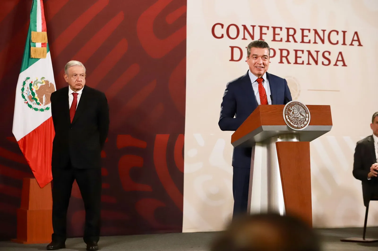 En Conferencia Matutina, Rutilio Escandón agradece al presidente AMLO por beneficios del Tren Maya