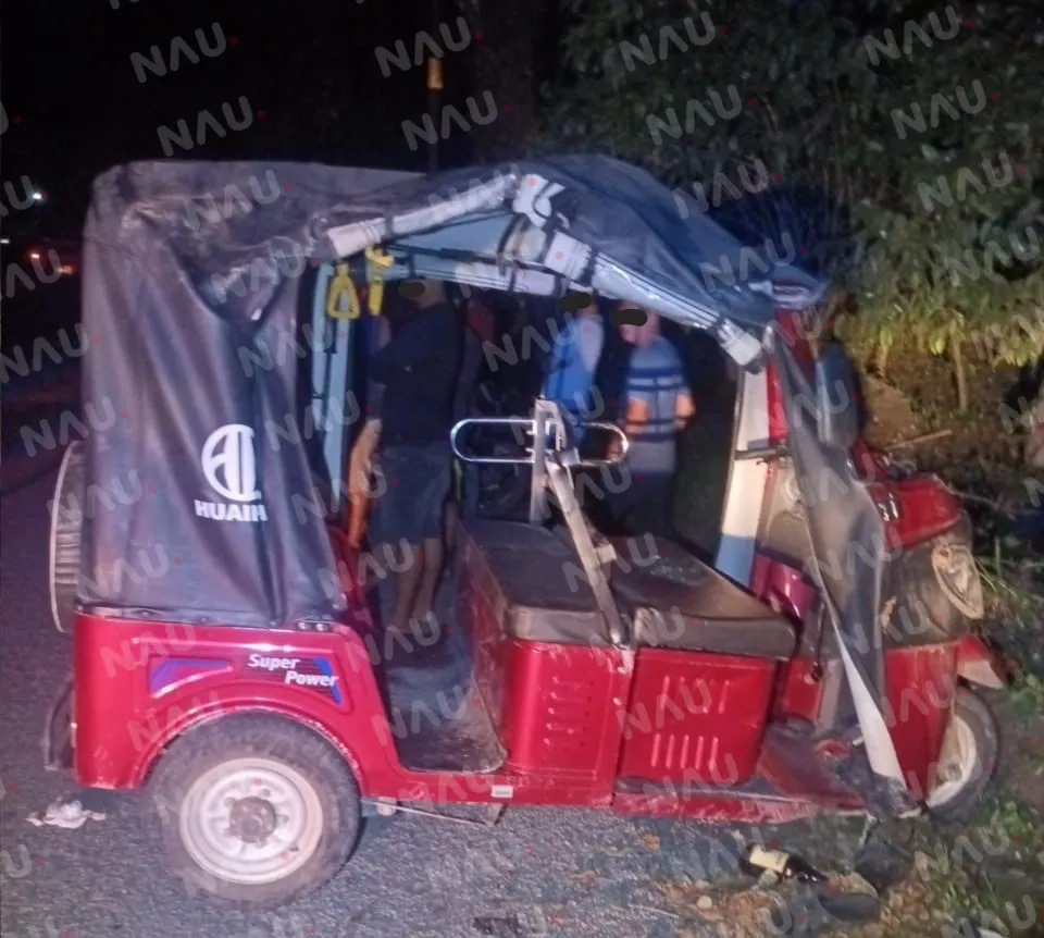 Hombre Fallece tras Volcadura de Mototaxi en la carretera Tapachula – Nueva Alemania