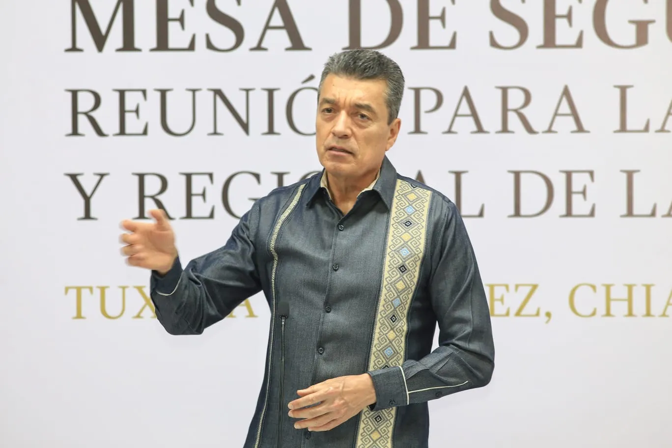 Rutilio Escandón reconoce a las y los voluntarios por ayudar de manera humanitaria al pueblo de Chiapas