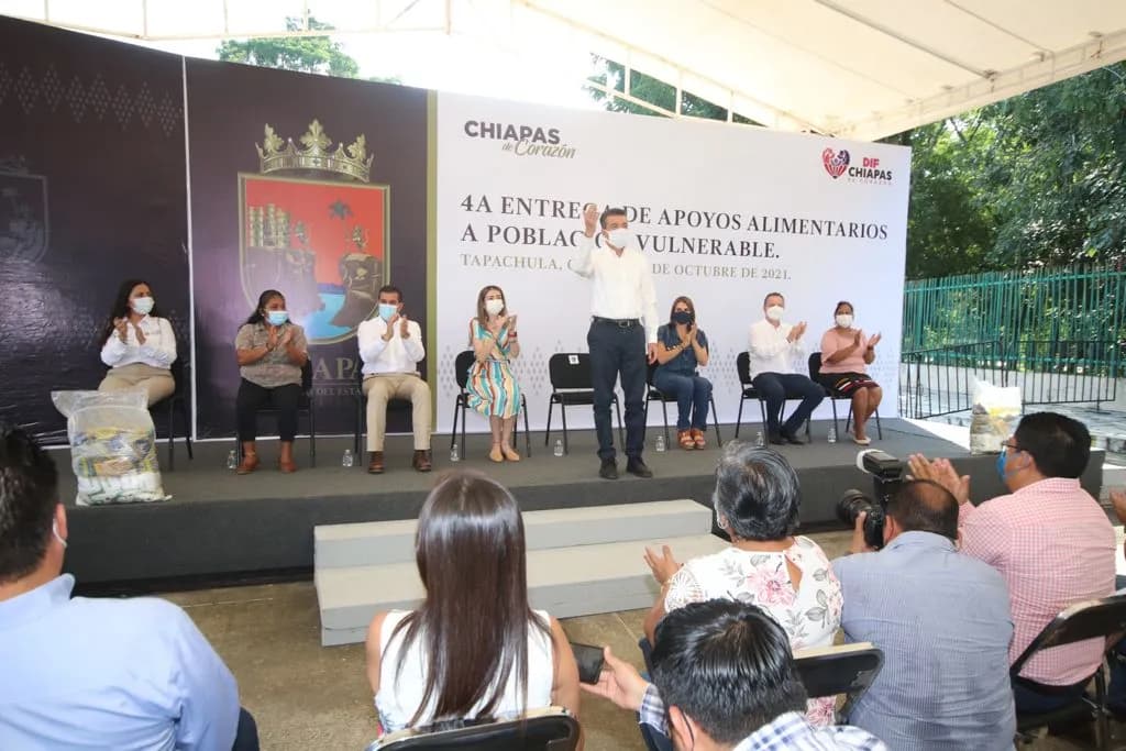 Desde Tapachula, Rutilio Escandón arranca entrega de apoyos alimentarios a población vulnerable