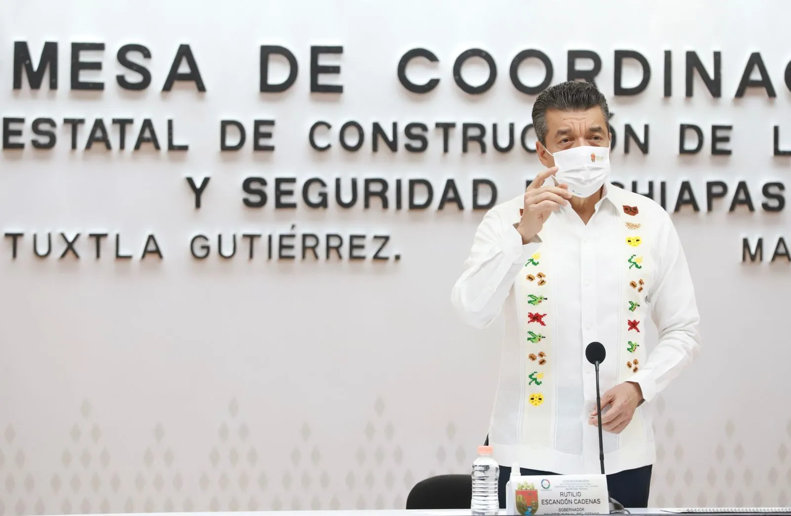 Gracias a la Federación, arriban a Chiapas 45 mil 630 vacunas contra el COVID-19: Rutilio Escandón