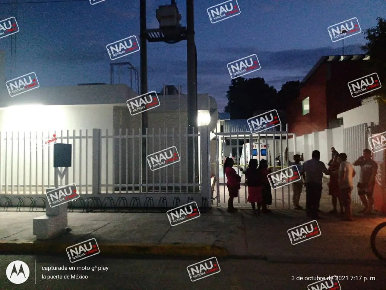 Muere señora al ingresar en el Centro de Salud de Suchiate.