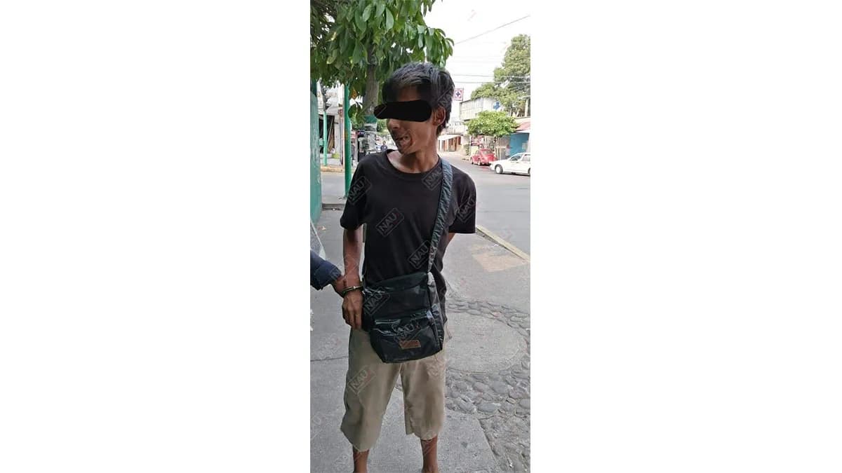 Presunto ladrón de celular fue detenido