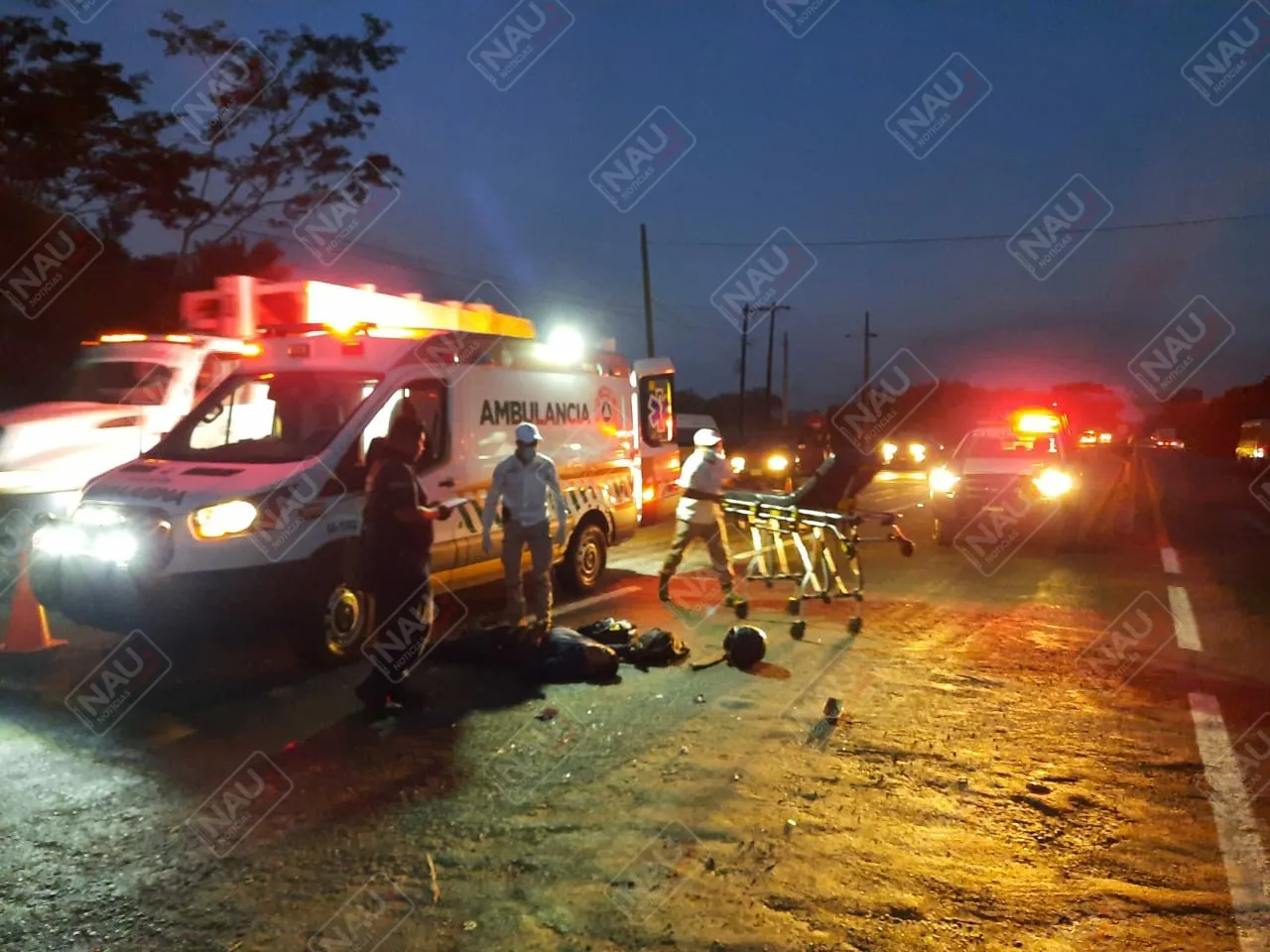 Un lesionado en accidente