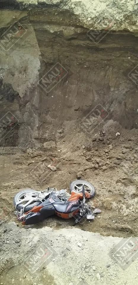 Quiso hacer el paso de la muerte en la carretera costera