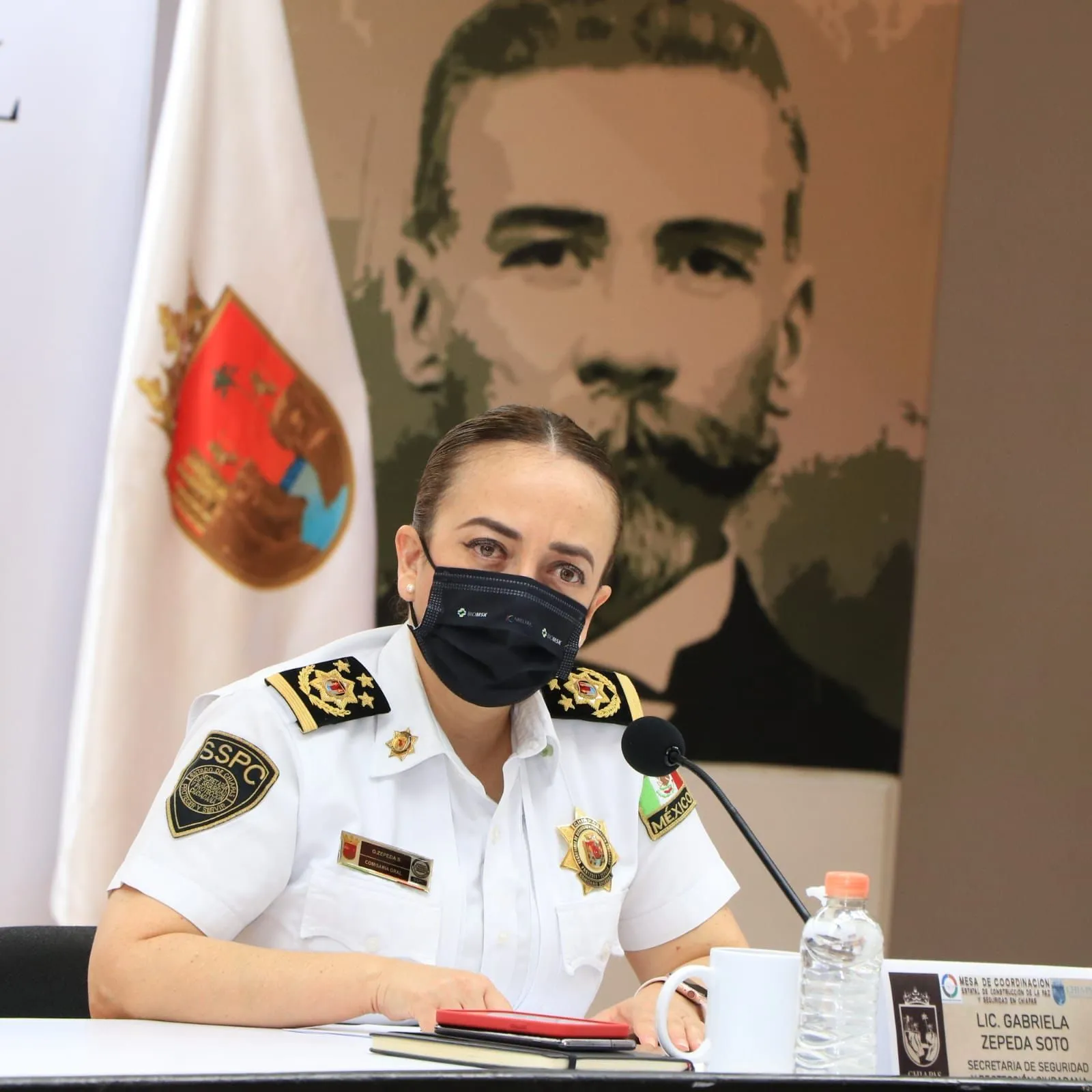 Encabeza Zepeda Soto Mesa de Seguridad Estatal en representación del gobernador
