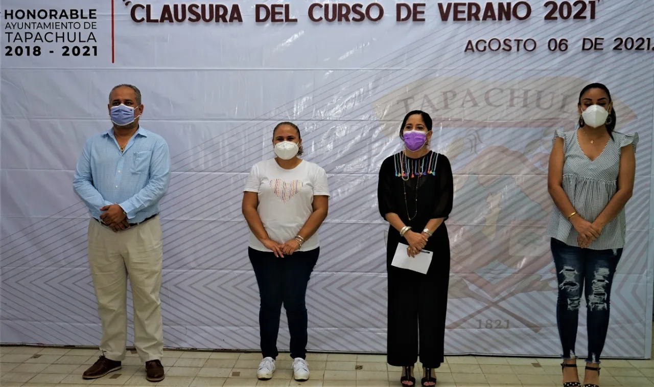 CLAUSURAN CURSO DE VERANO 2021 DE LA BIBLIOTECA REGIONAL DE TAPACHULA