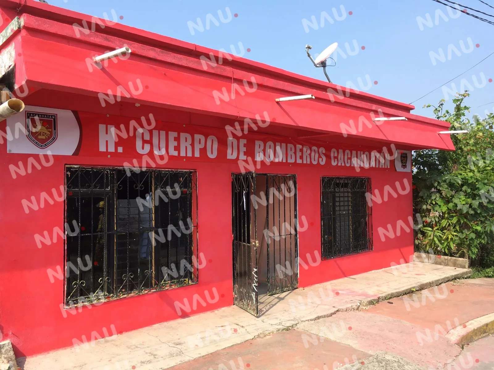 Roban oficinas de Bomberos Voluntarios en Cacahoatán