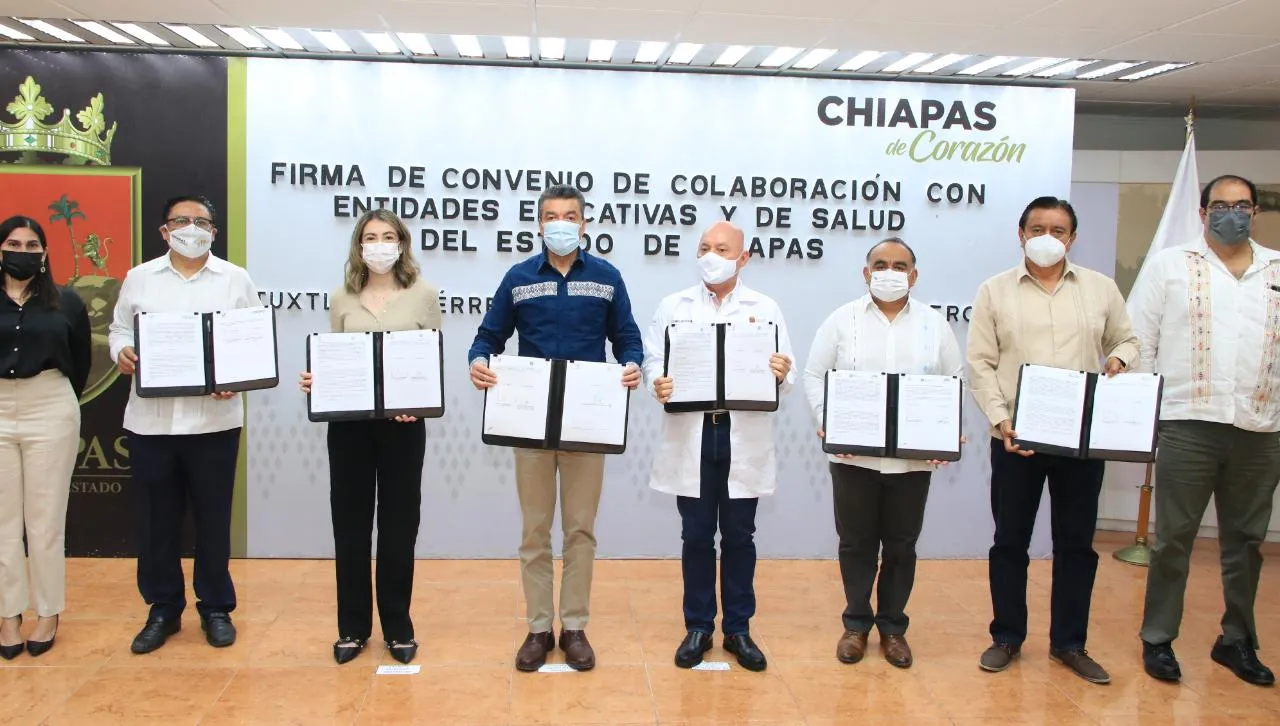 Rutilio Escandón firma convenio a favor de la alimentación de 80 mil habitantes de municipios con alta marginación