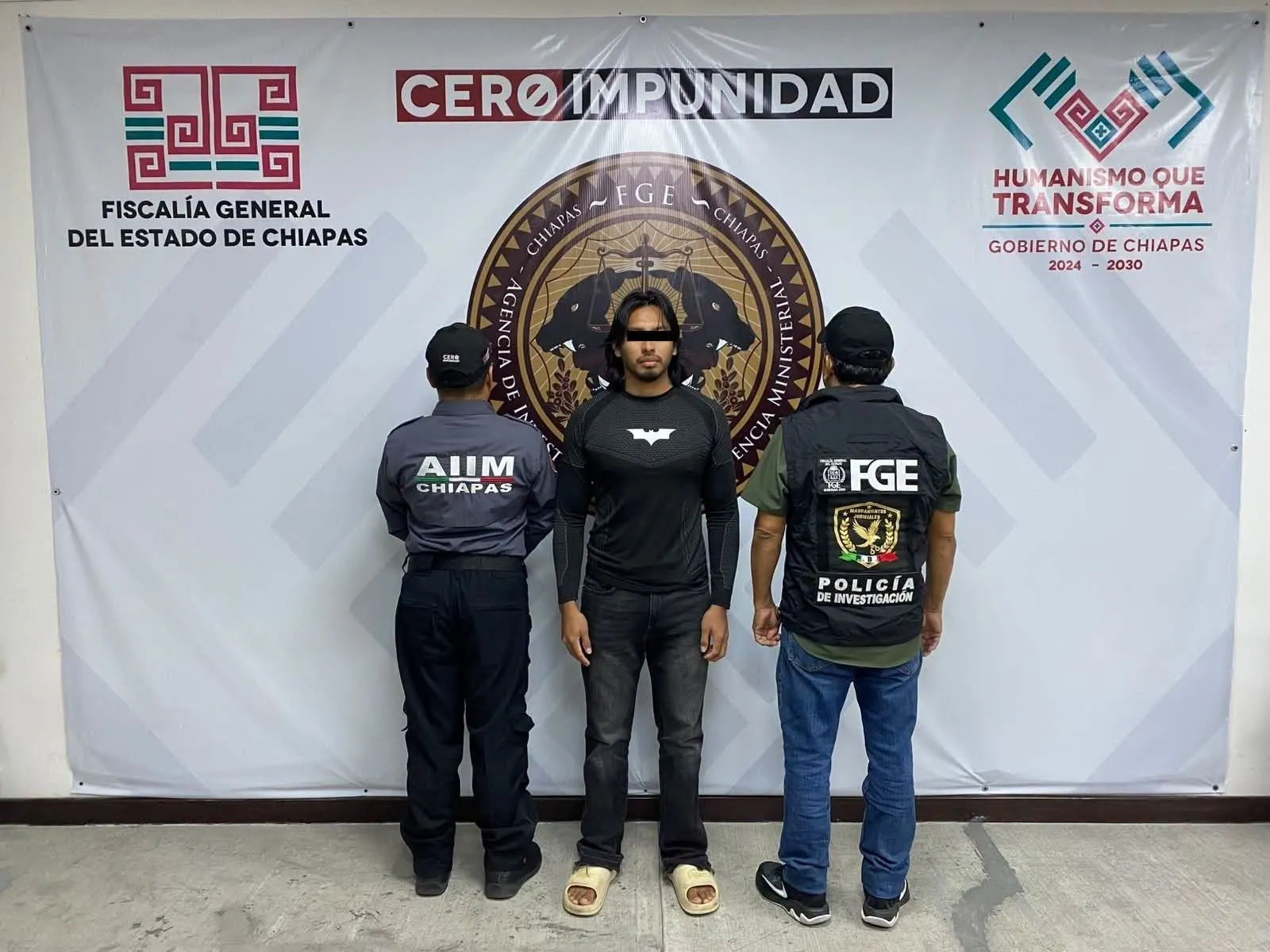 DETIENEN EN TUXTLA GUTIÉRREZ A PRESUNTO RESPONSABLE DE VIOLENCIA DIGITAL Y FAMILIAR