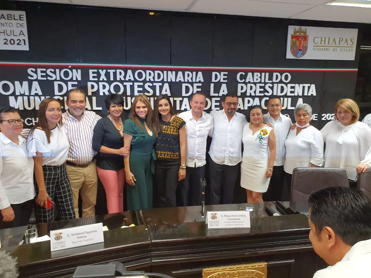 Toma protesta alcaldesa sustituta en Tapachula