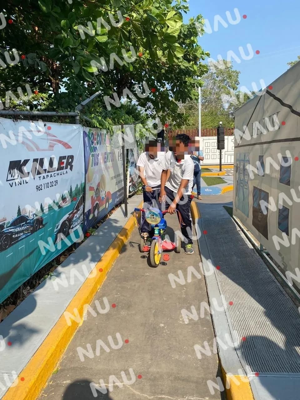 “Niños con capacidades diferentes exploran educación vial en la Escuela Vial de Tapachula”