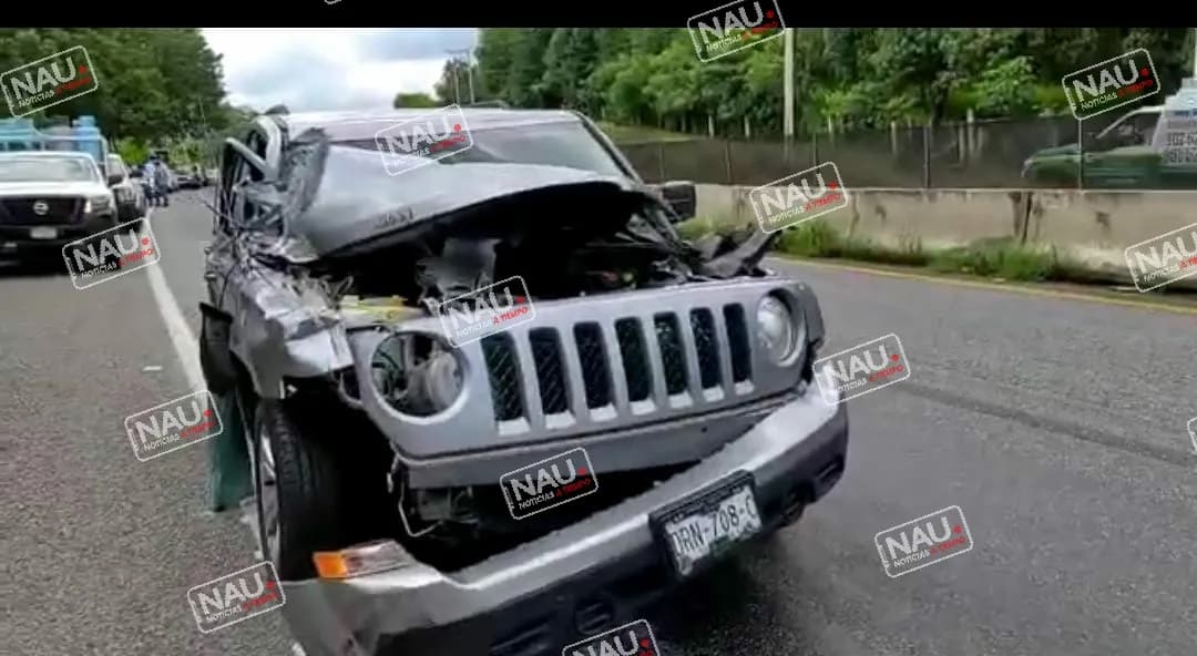 Un herido deja choque por alcance en la carretera costera.