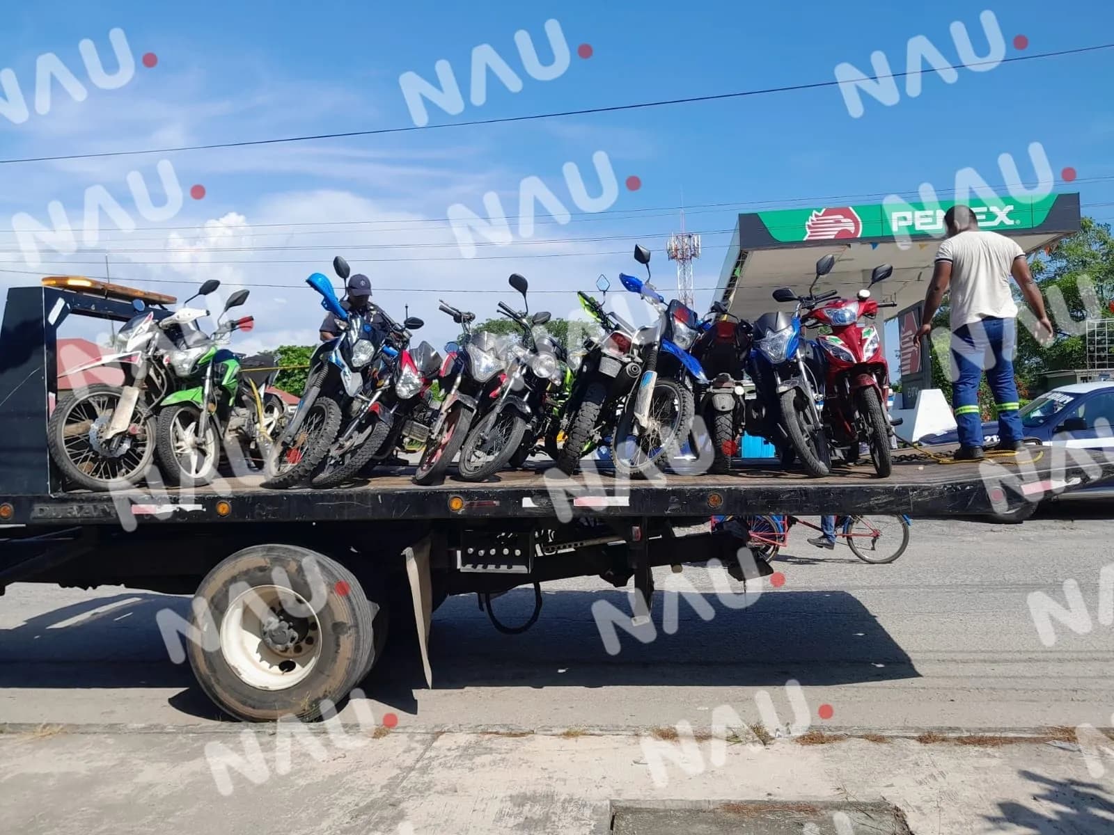 Aseguran 11 motocicletas en MAPASTEPEC