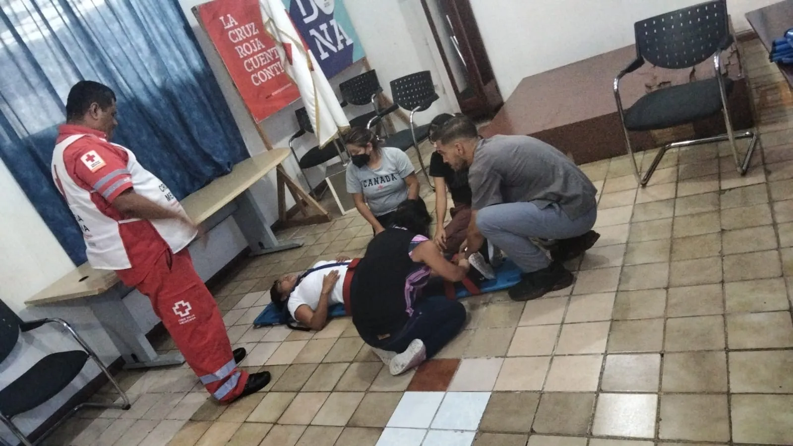 Realizan curso en la cruz roja mexicana