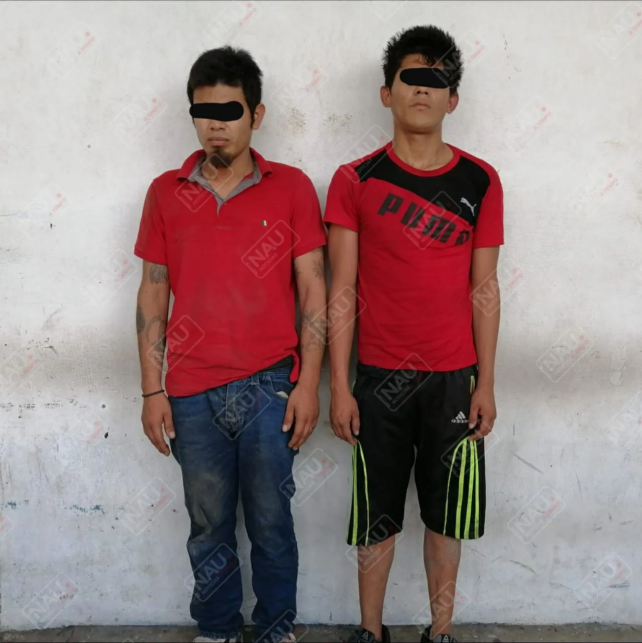 Detienen a dos pandilleros con 80 bolsitas de marihuana