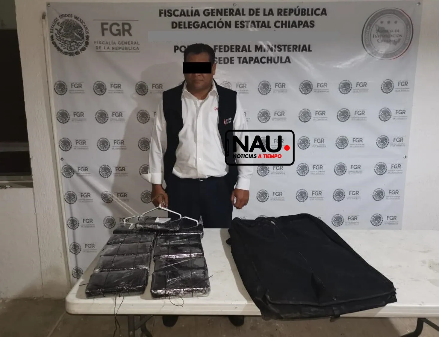 Detienen a una persona con 11 kilogramos de cocaína