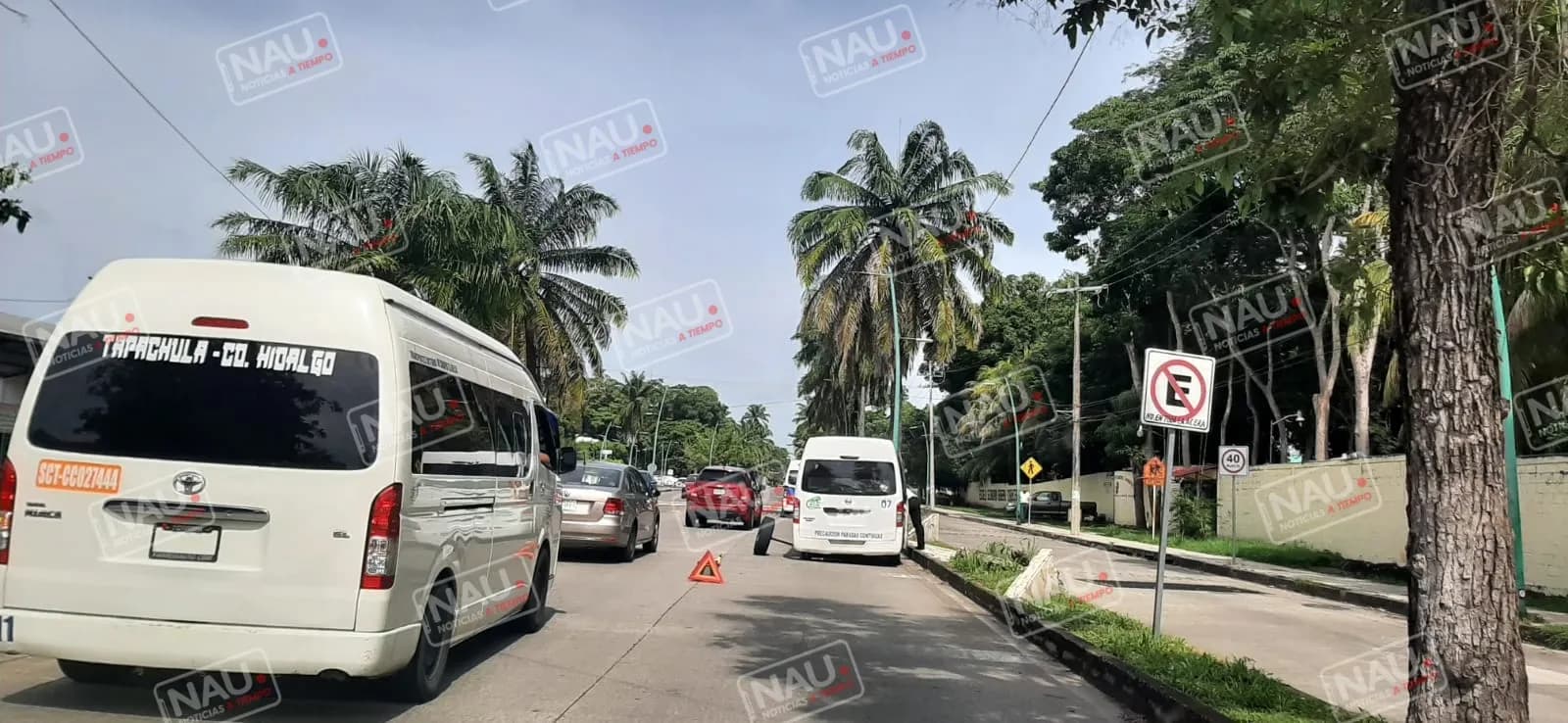 Unidad de pasaje se desflecha
