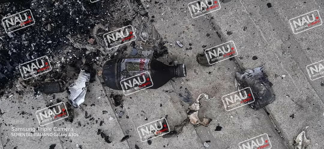 Le prenden fuego a un triciclo de carga en Huixtla.