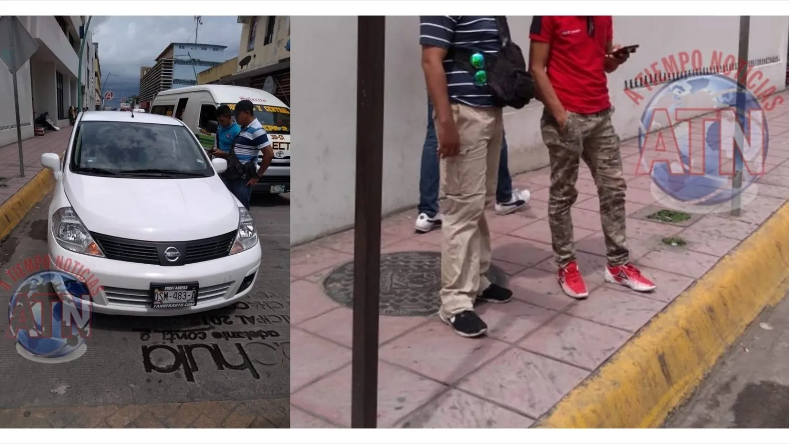 Cuentahabientes reportan a dos sujetos que resultaron ser empleados federales