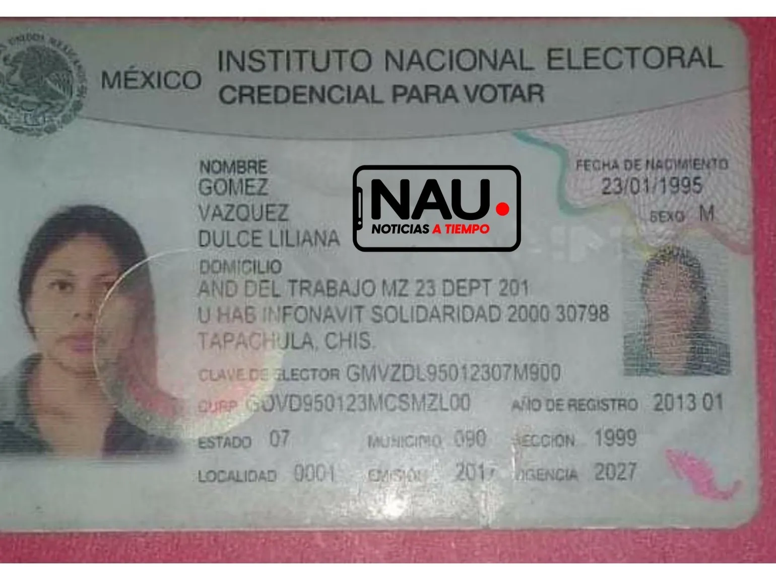 Joven Tapachulteca falleció en accidente en Tonalá