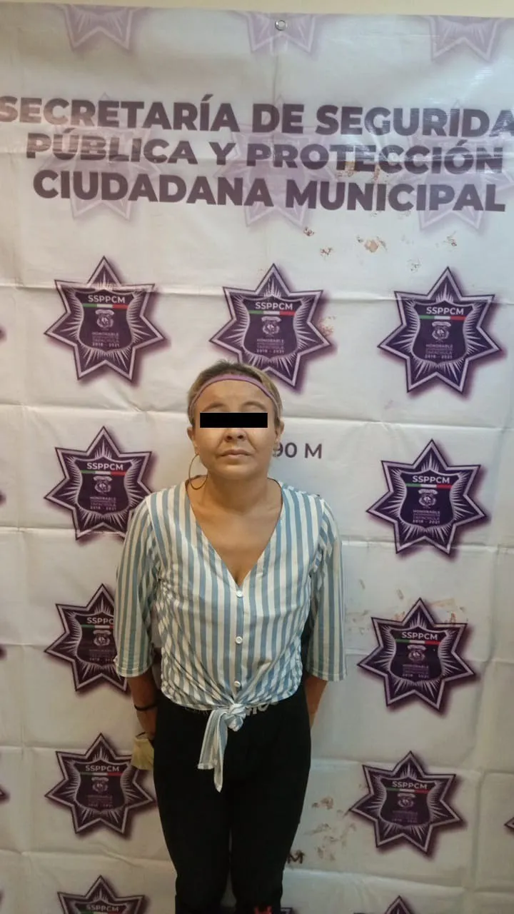 EN OPERATIVO DE VIGILANCIA RUTINARIA, SEGURIDAD PÚBLICA DETUVO A INFRACTORA EN EL CENTRO DE TAPACHULA