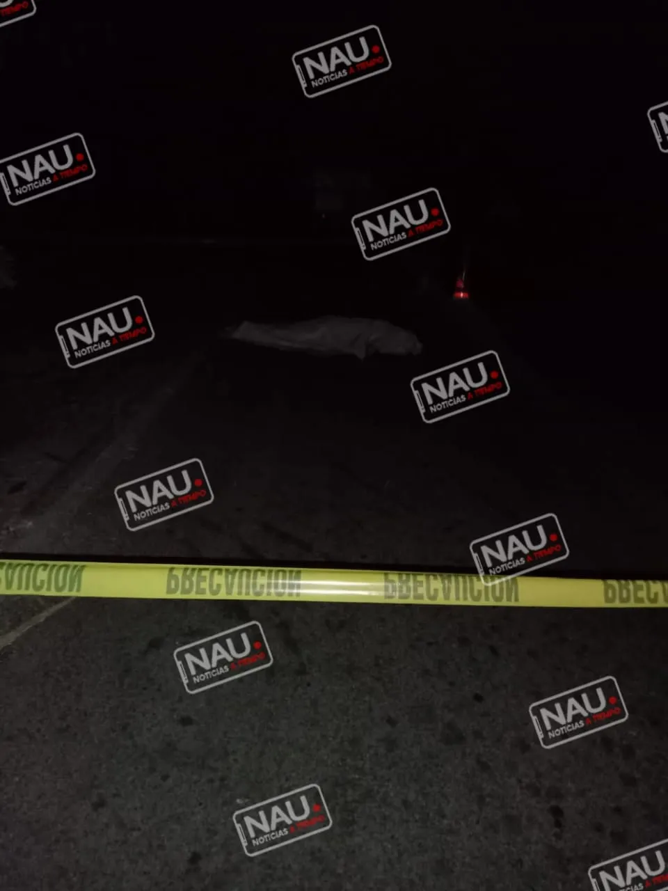 Murió atropellado por un vehículo.