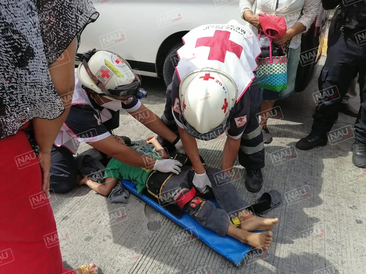 Menor chapin fue atropellado al cruzar la calle