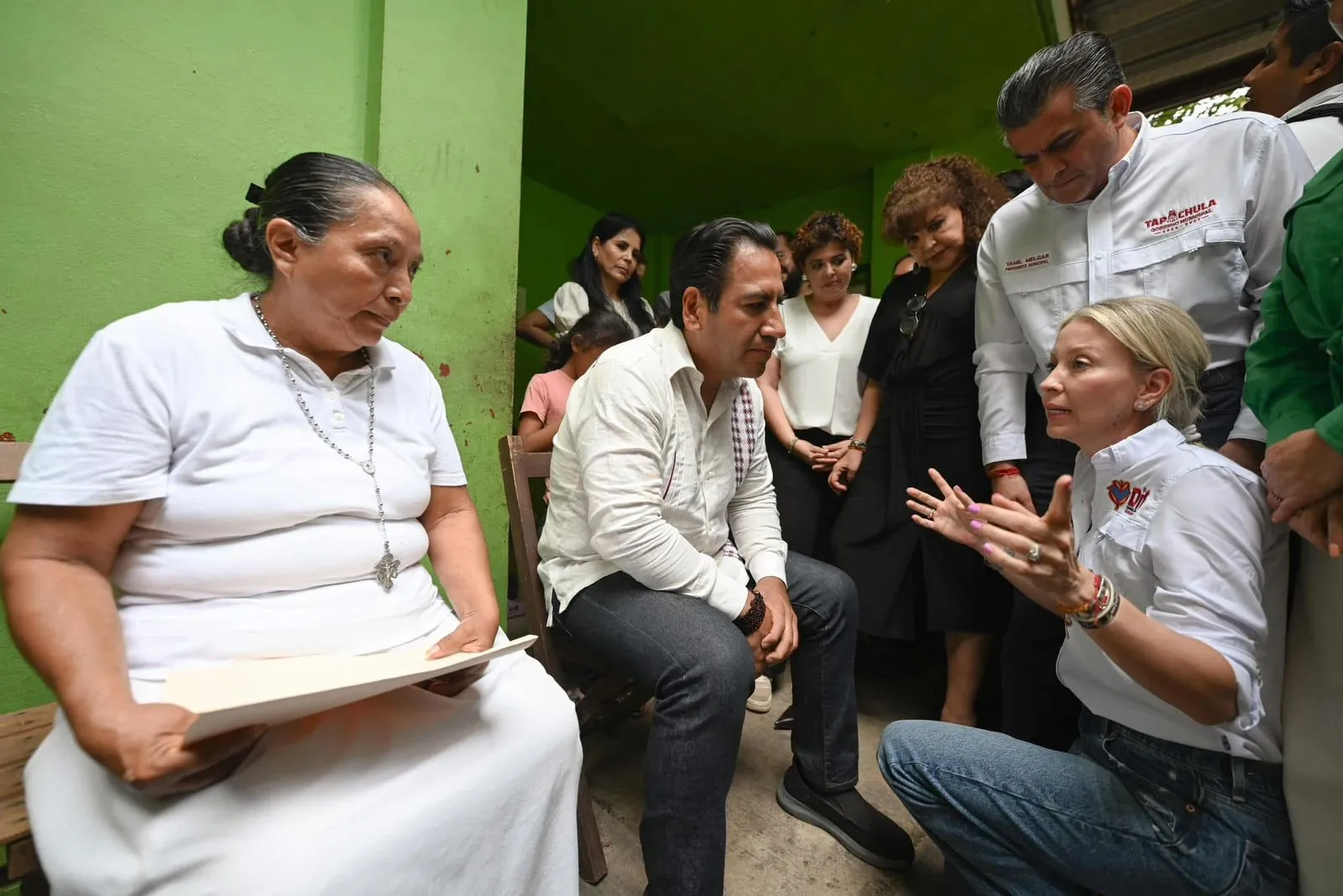 Visita Eduardo Ramírez el Albergue Jesús el Buen Pastor, en Tapachula