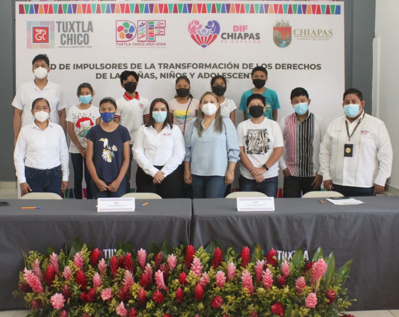 En Tuxtla Chico, el DIF Municipal impulsa la“Red de Impulsores de la Transformación de los Derechos de las Niñas, Niños y Adolescentes”