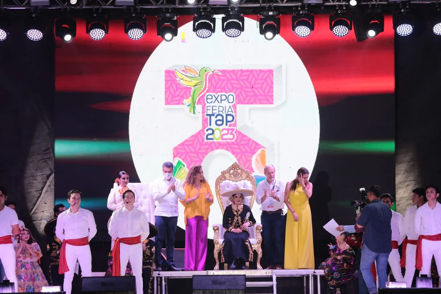Junto al pueblo del Soconusco, Rutilio Escandón inaugura la Expo Feria Ganadera Tapachula 2023