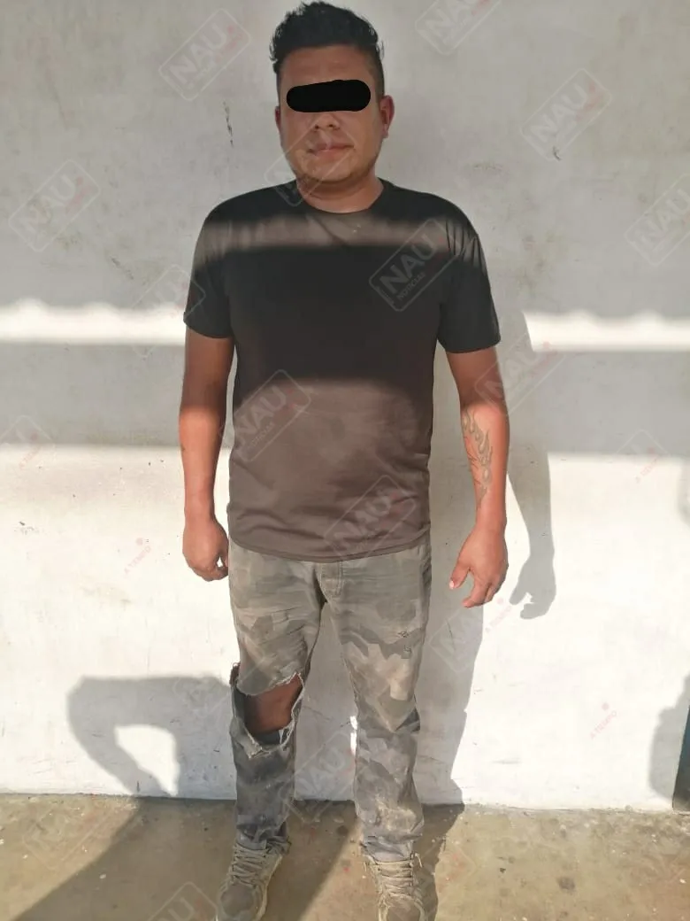 Sujeto que llevaba una pistola fue detenido en Cacahoatán