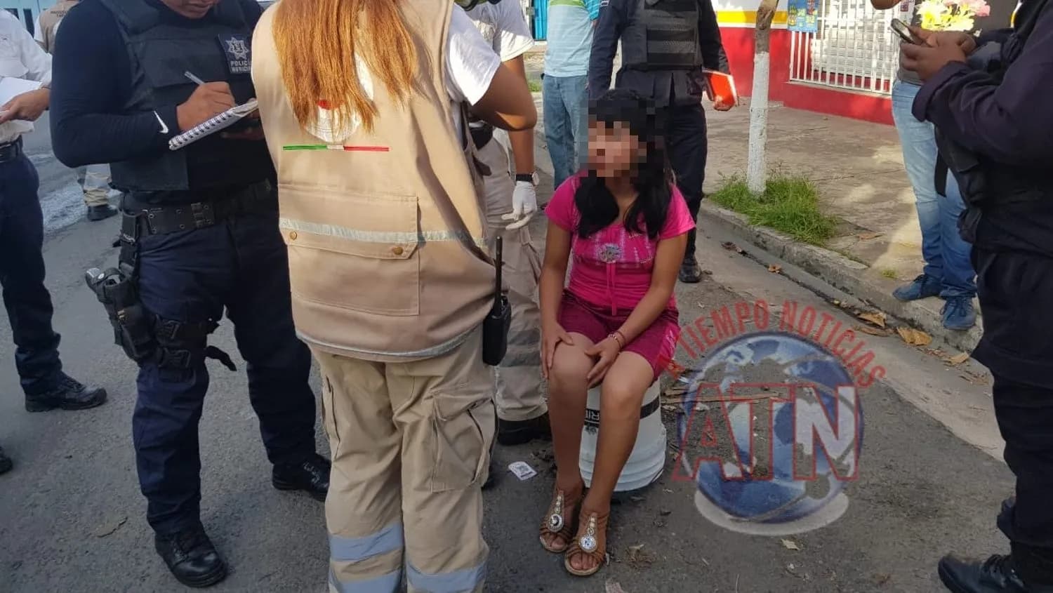 Menor de 16 años fue atropellada por un taxi