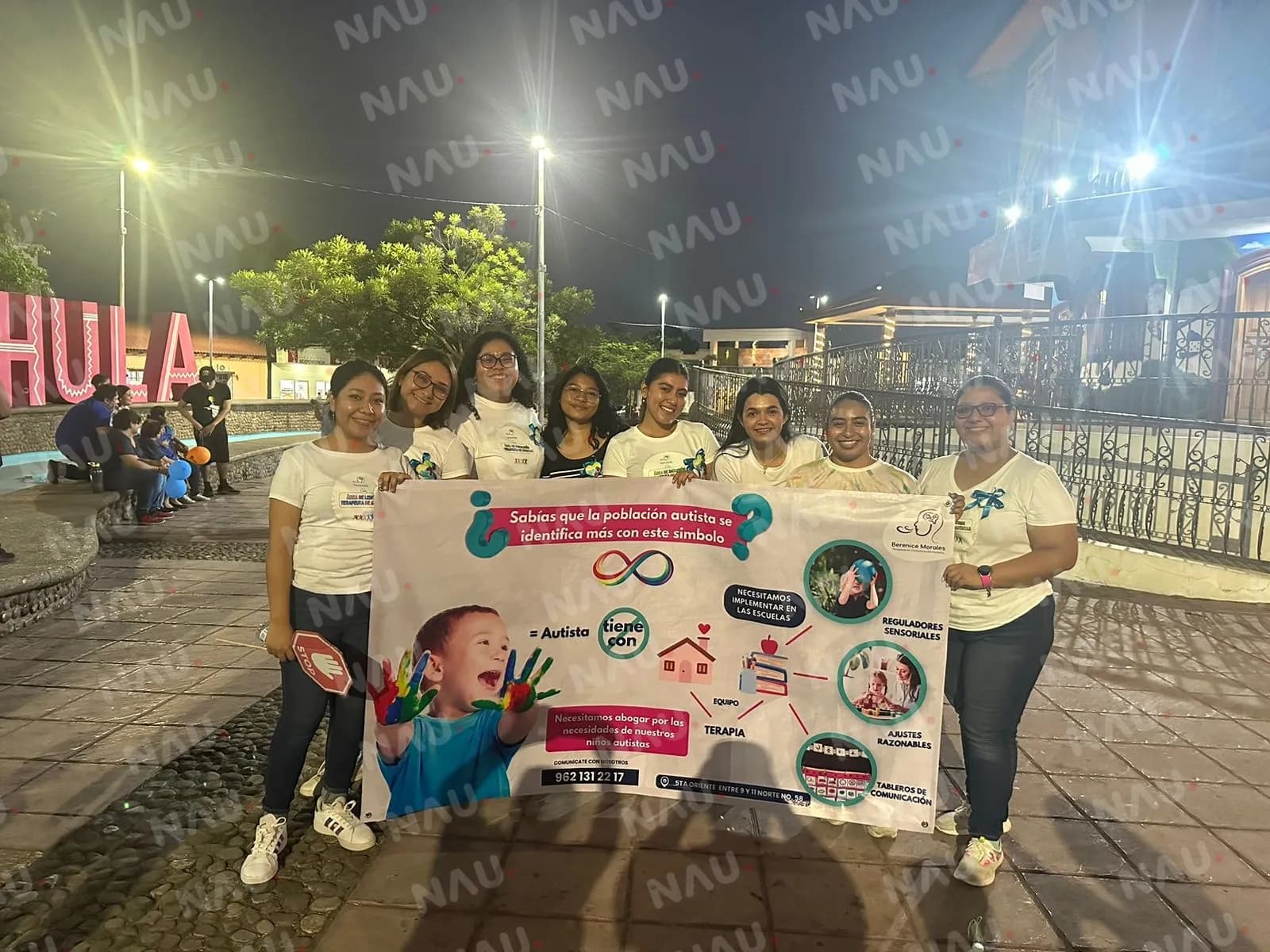 Caminata en Tapachula para concienciar sobre el autismo y promover la inclusión