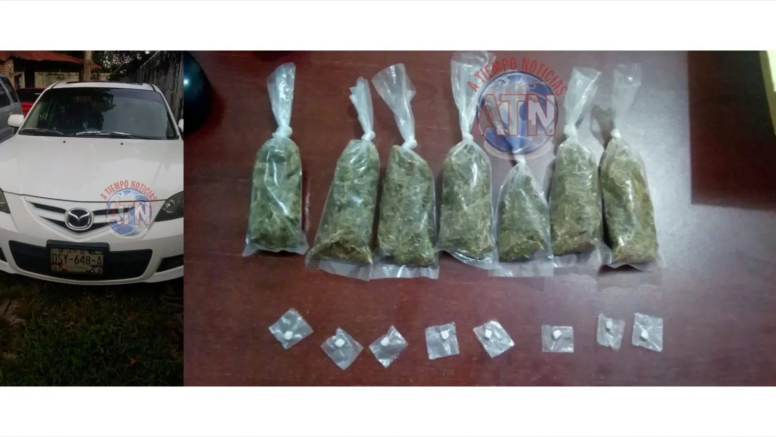 FAI, PEF detienen a cuatro presuntos distribuidores de cocaína y marihuana