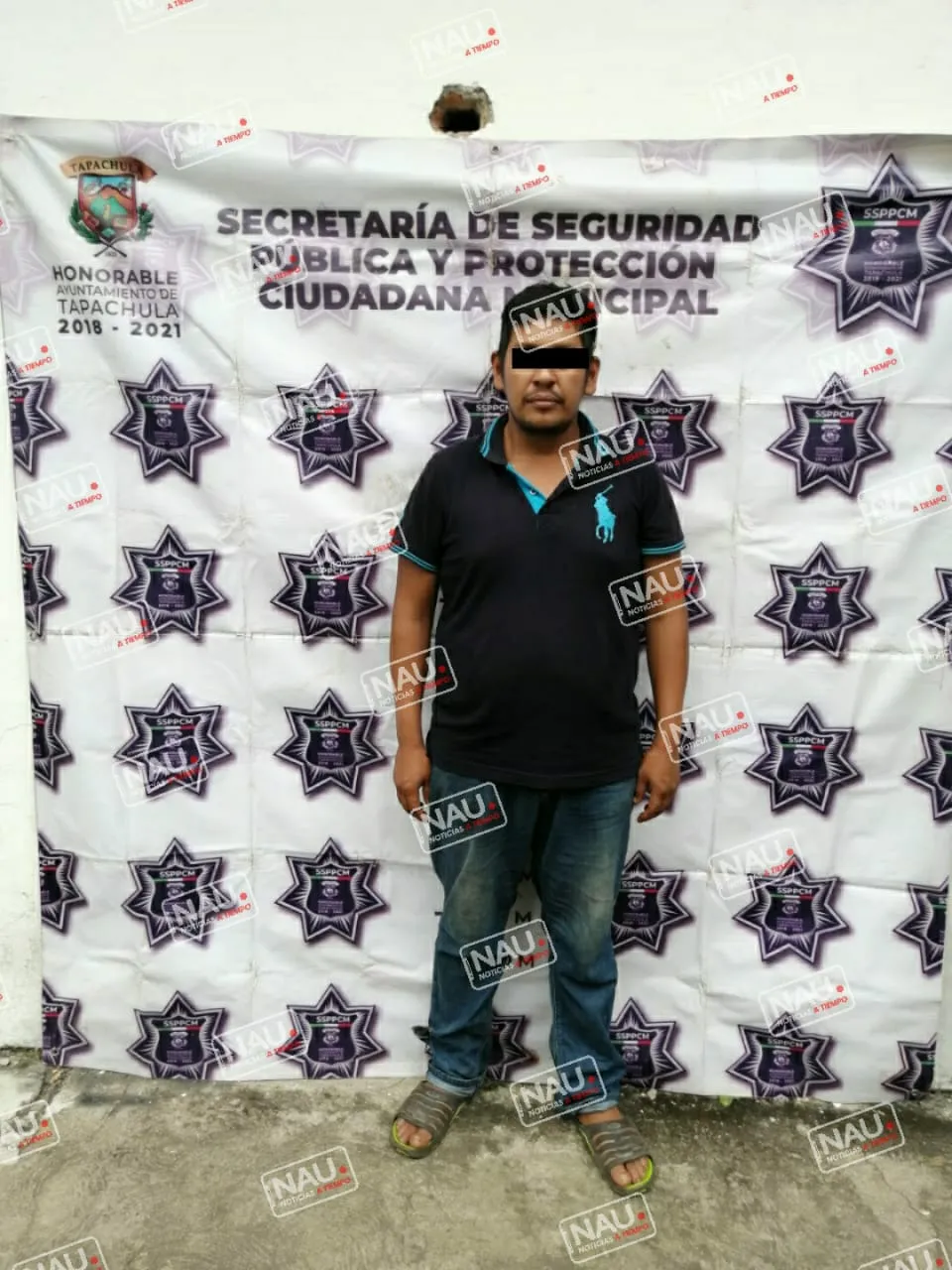 Detienen a mexicano por amenazar de muerte a una hondureña.
