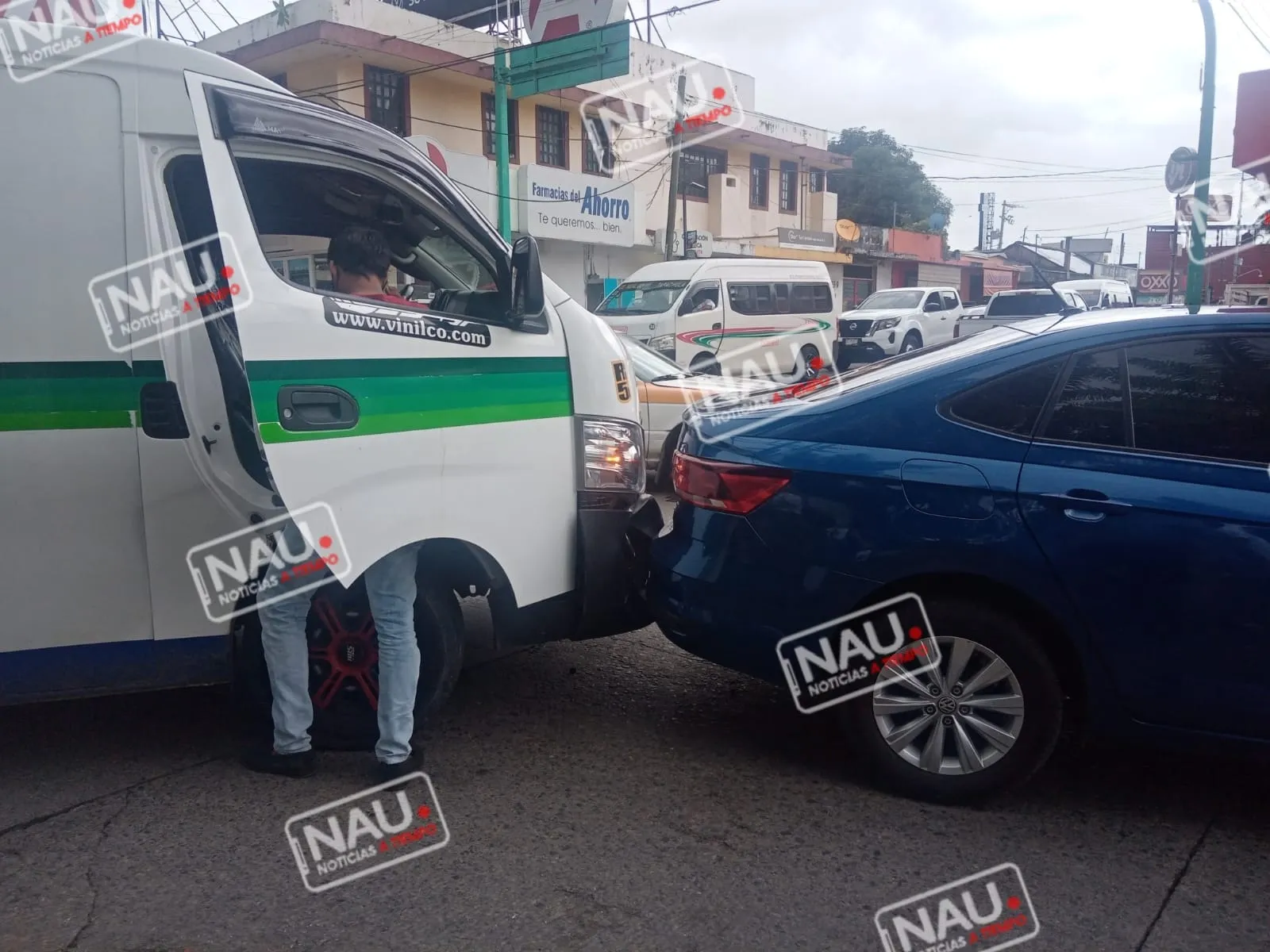 Solo daños deja accidente.