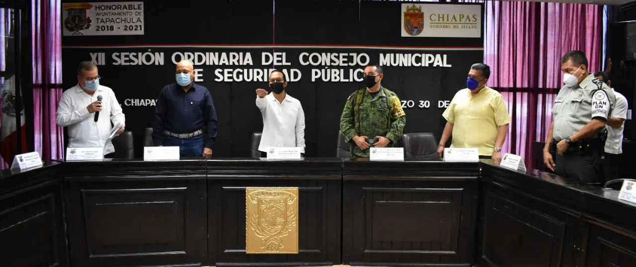 ACUERDAN REFORZAR VIGILANCIA EN TAPACHULA POR SEMANA SANTA