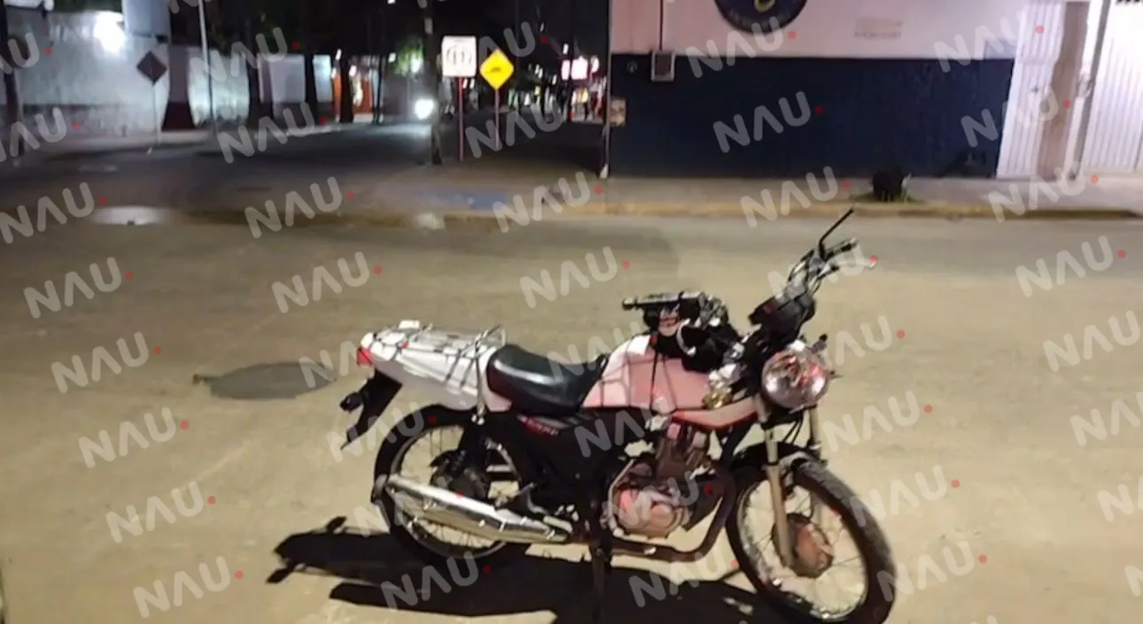 Motociclista resulta lesionado en accidente vial en Tapachula