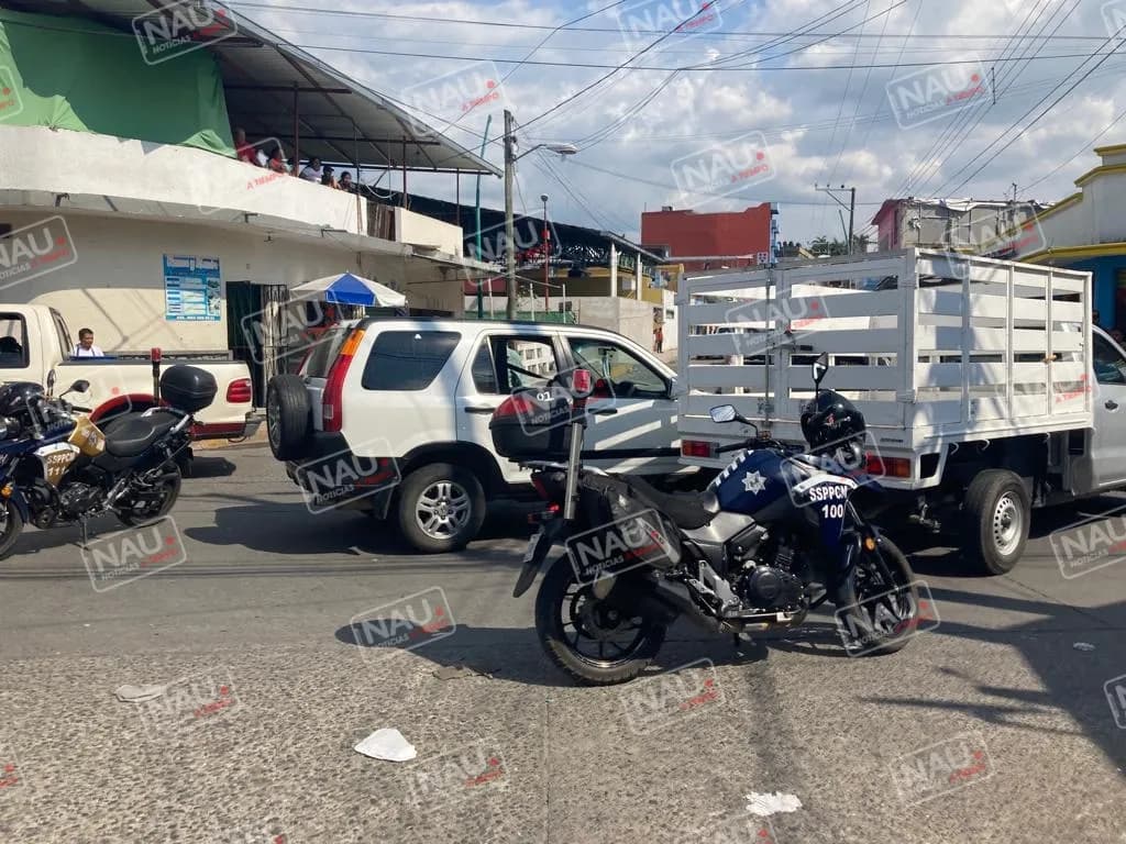 Una mujer lesionada en accidente