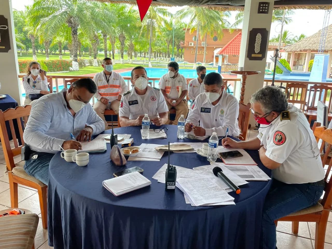 PC TAPACHULA PARTICIPA EN SUMULACRO DE DERRAME DE HIDROCARBUROS COORDINADO POR SEMAR