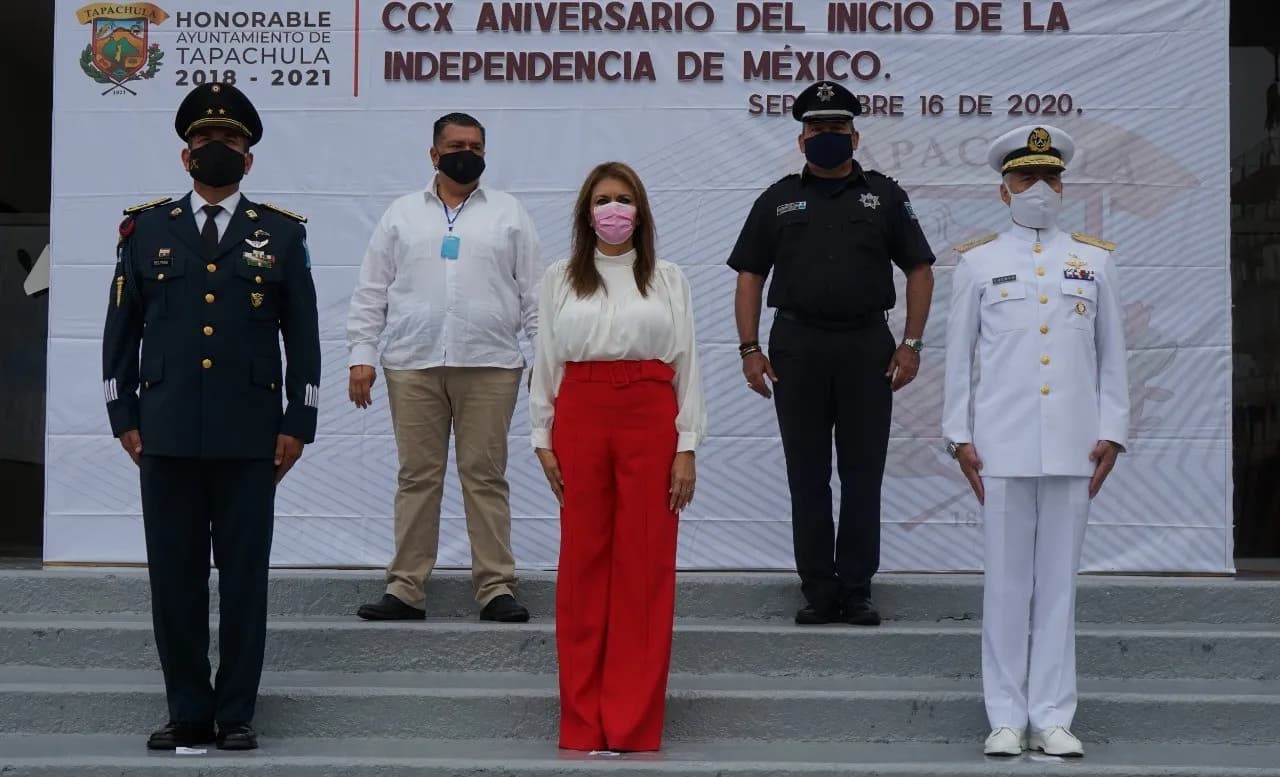 EL AYUNTAMIENTO DE TAPACHULA CONMEMORA EL 210 ANIVERSARIO DEL INICIO DE LA INDEPENDENCIA DE MÉXICO