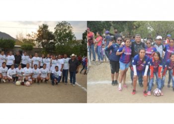 Liga municipal de fútbol agradecidos con el alcalde Carlos Calvo por apoyar al deporte