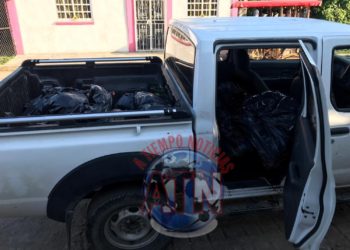 Detienen a tres sujetos con una res destazada en Huehuetán