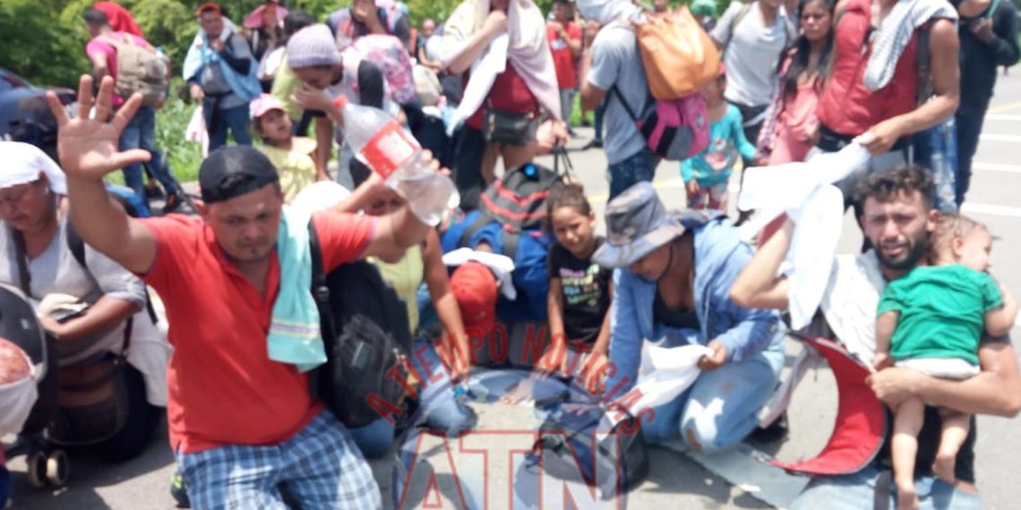 Alrededor de 500 migrantes asegurados en Metapa de Domínguez