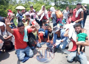 Alrededor de 500 migrantes asegurados en Metapa de Domínguez